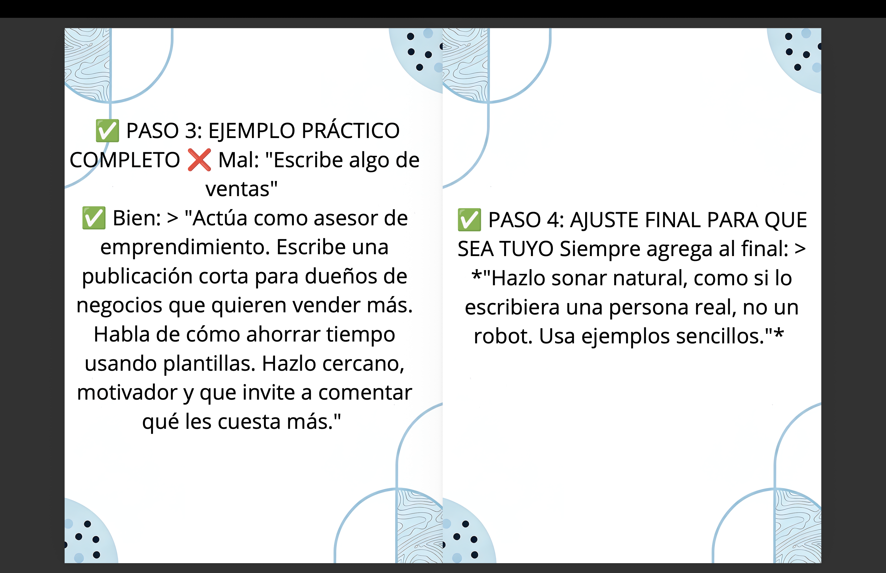 Contenido del ebook IA Expr&eacute;s