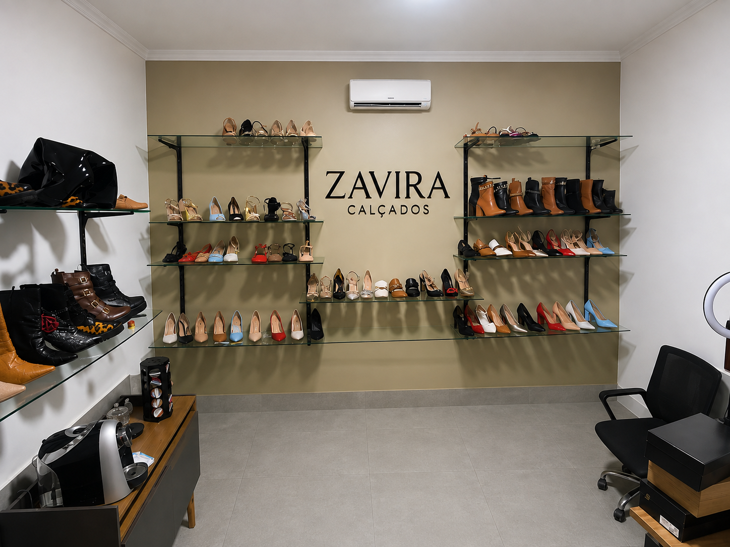Showroom Zavira Calçados em Campinas SP