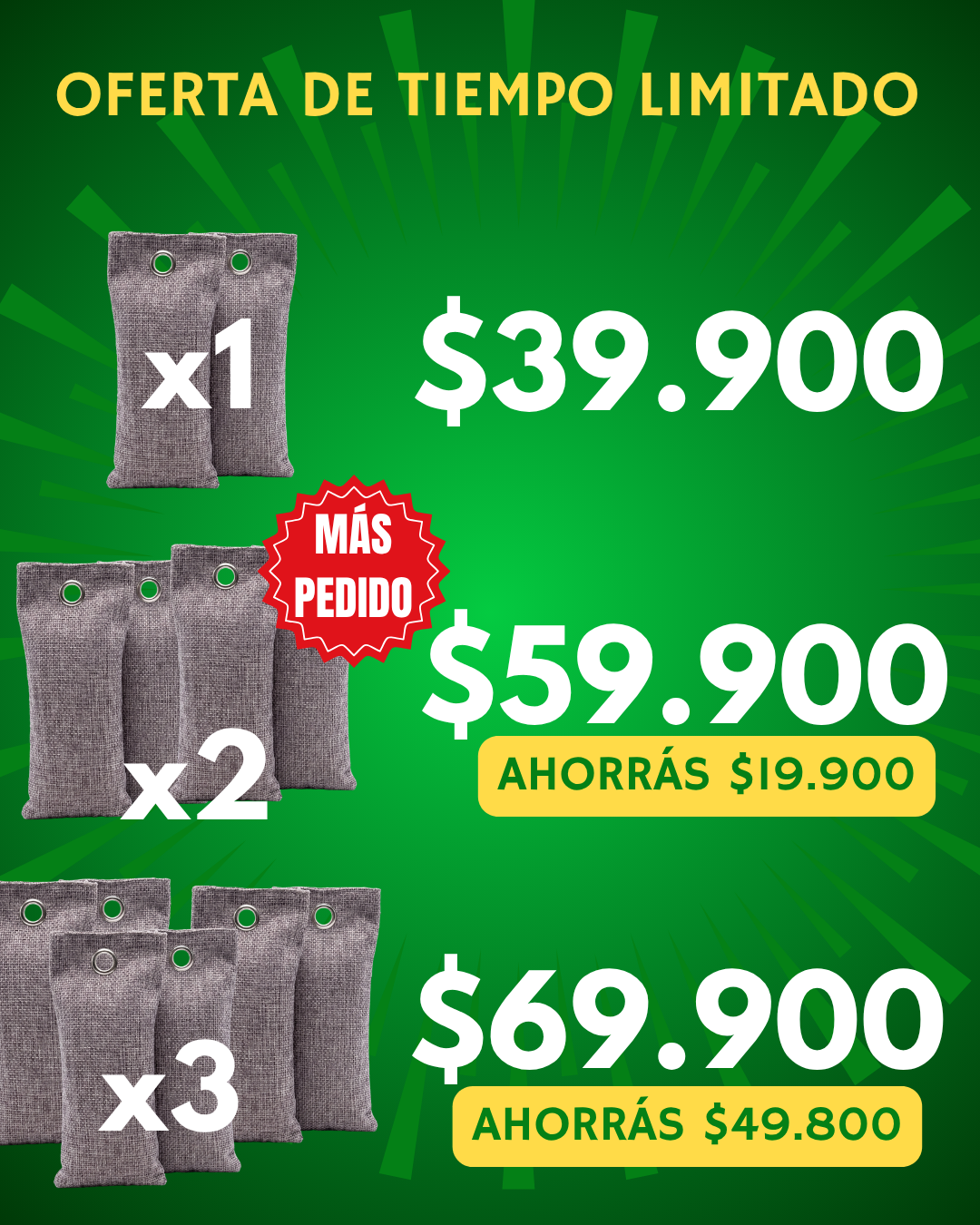 Pack en oferta