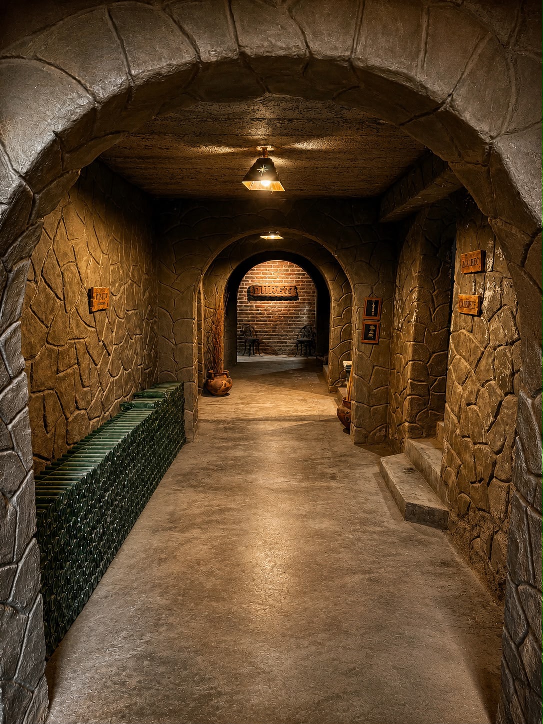 Pasillo de la bodega Duret