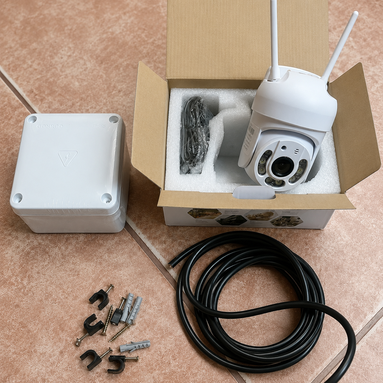 Kit completo cámara de seguridad WiFi