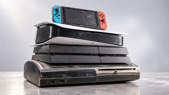 Consola y control PlayStation