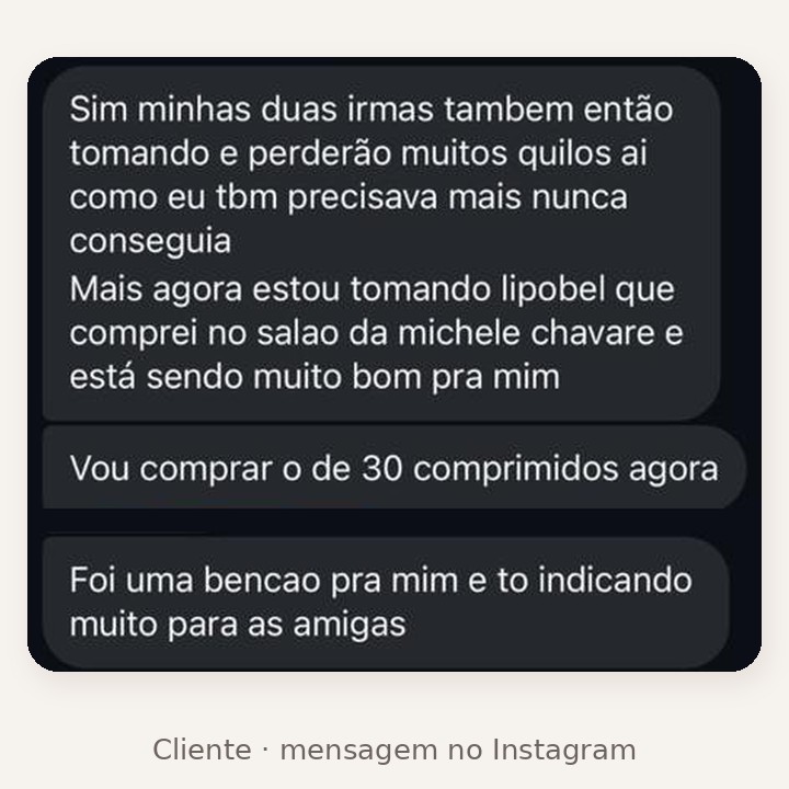 Depoimento de cliente 1