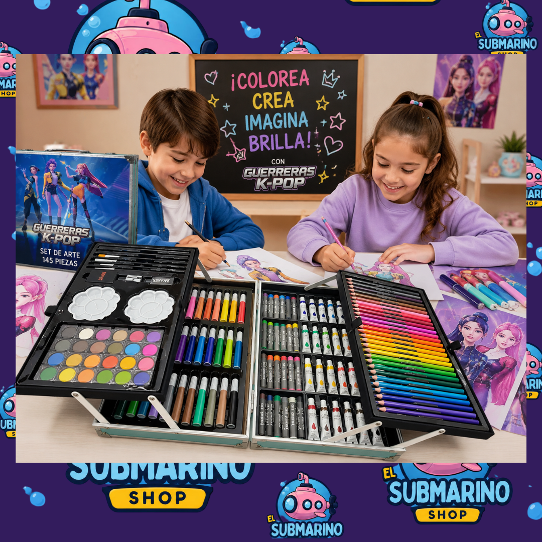 Combo Set de Arte Guerreras K-POP 145 piezas