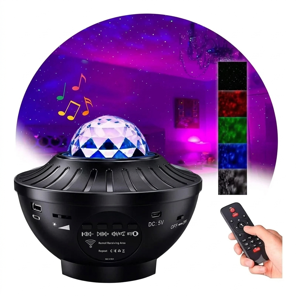 Proyector de Estrellas con Parlante Bluetooth