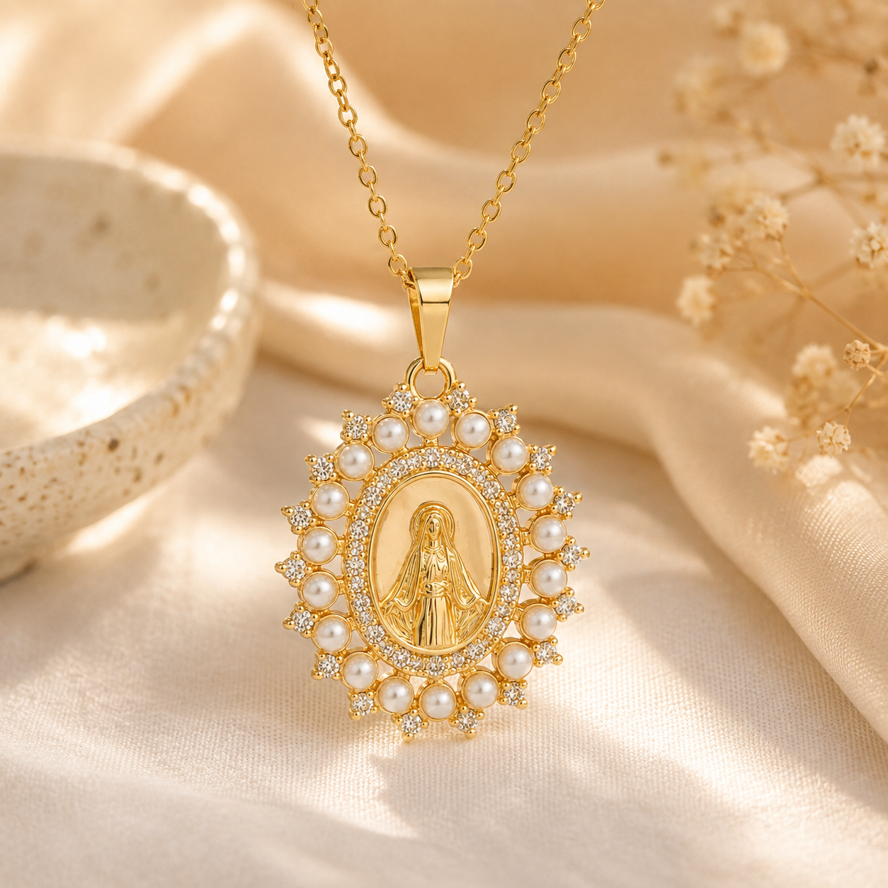 Collar Virgen María