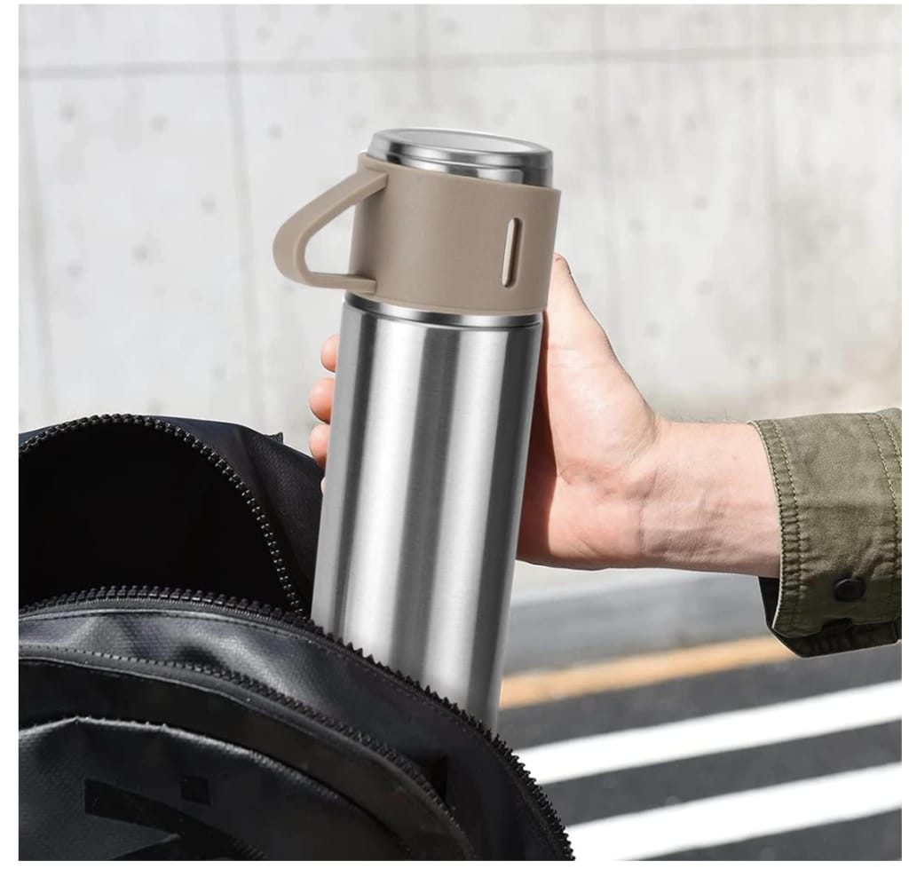 Termo guardado en una mochila