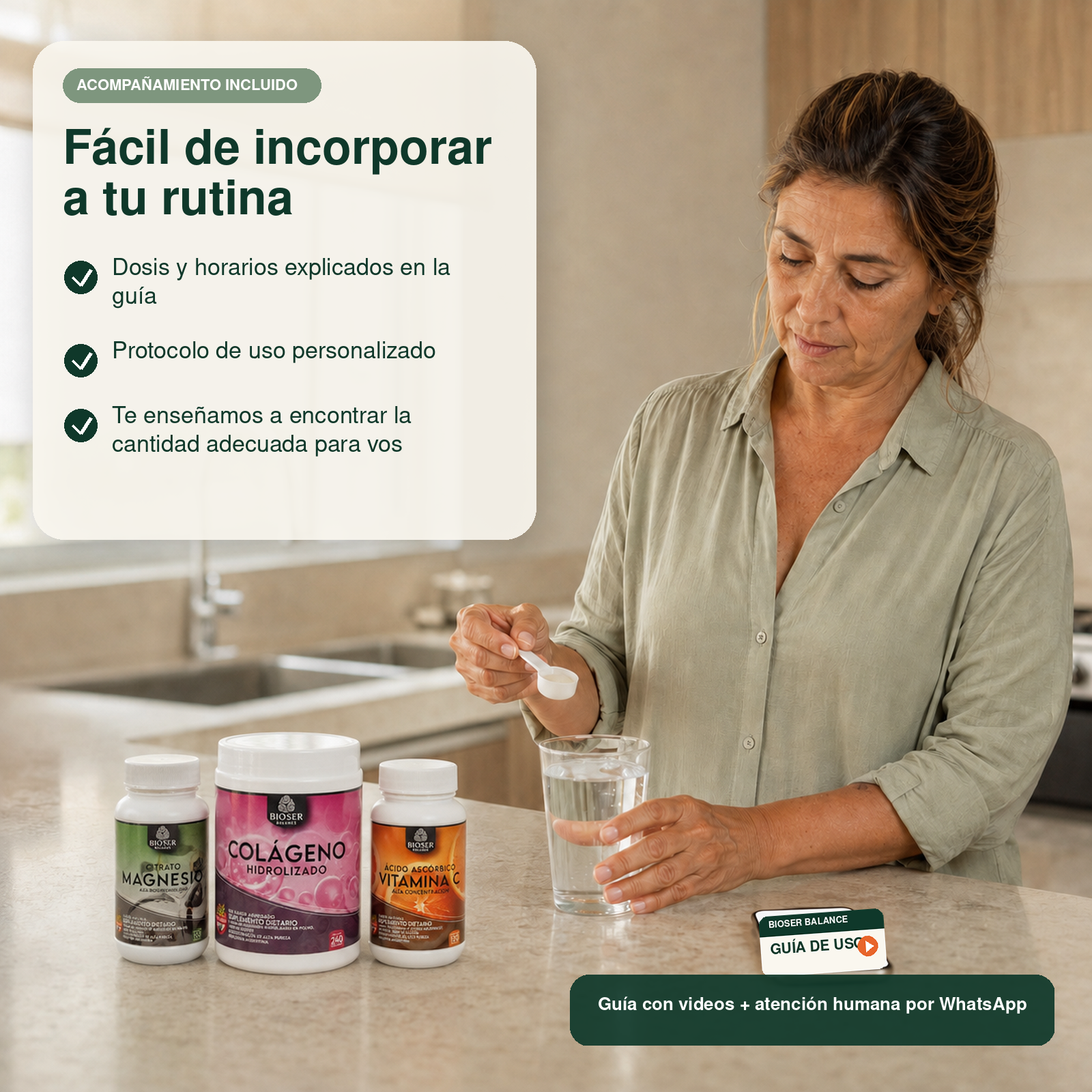 Cómo incorporar el Combo Estrella a la rutina con guía y atención por WhatsApp