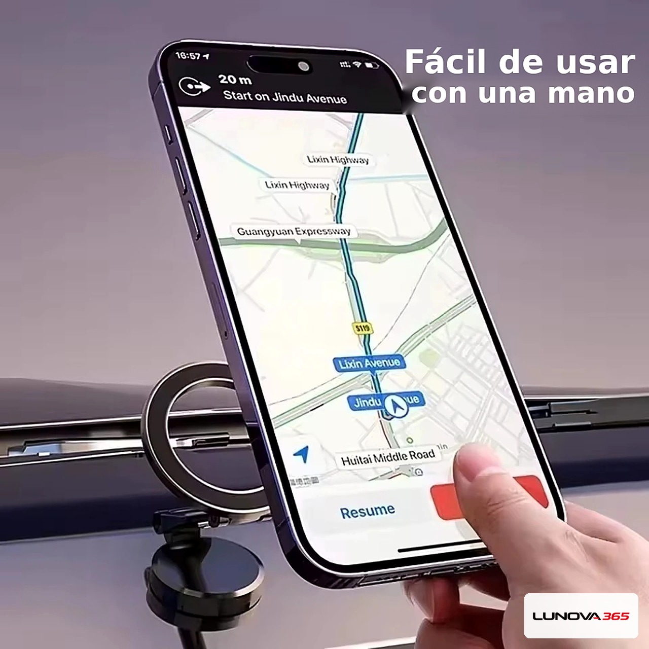 Fácil de usar con una sola mano