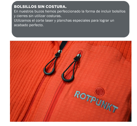 Bolsillos sin costura Rotpunkt