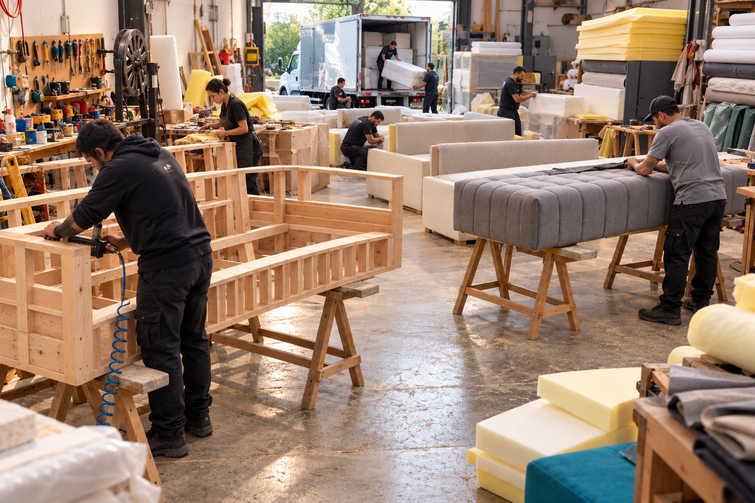 Fábrica de Sillón Estilo Living en Ciudadela