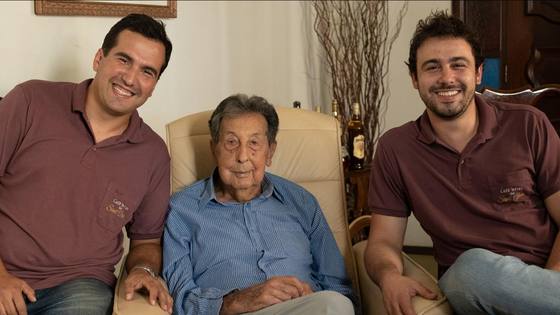 Família Biscaro — três gerações