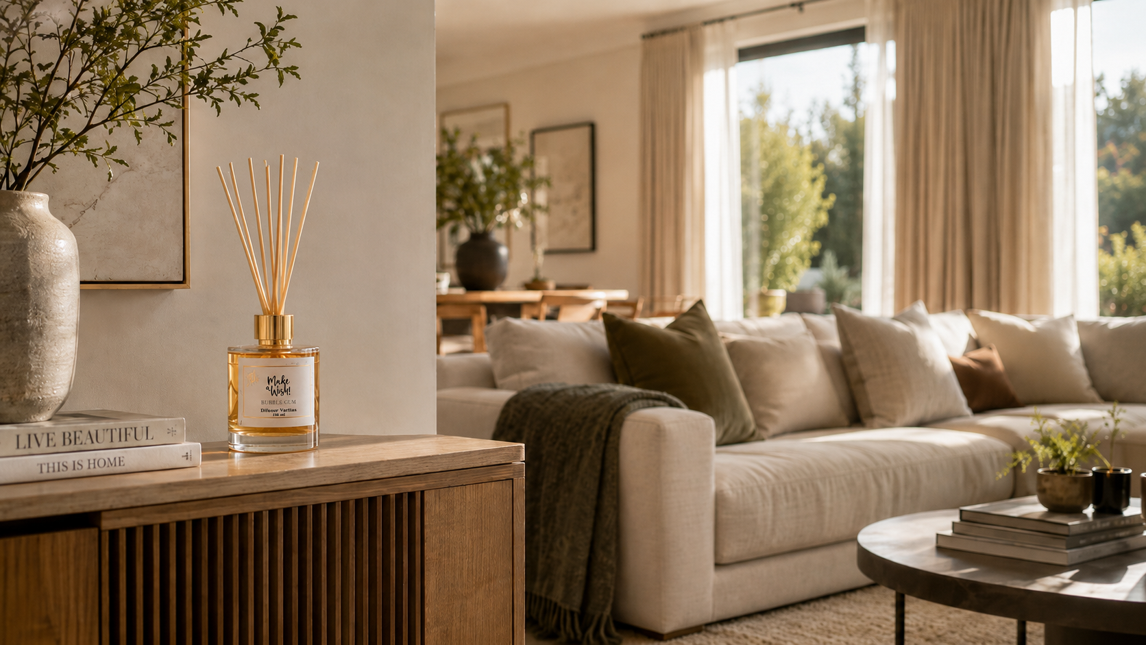 Difusor Make a Wish para distintos rincones del hogar