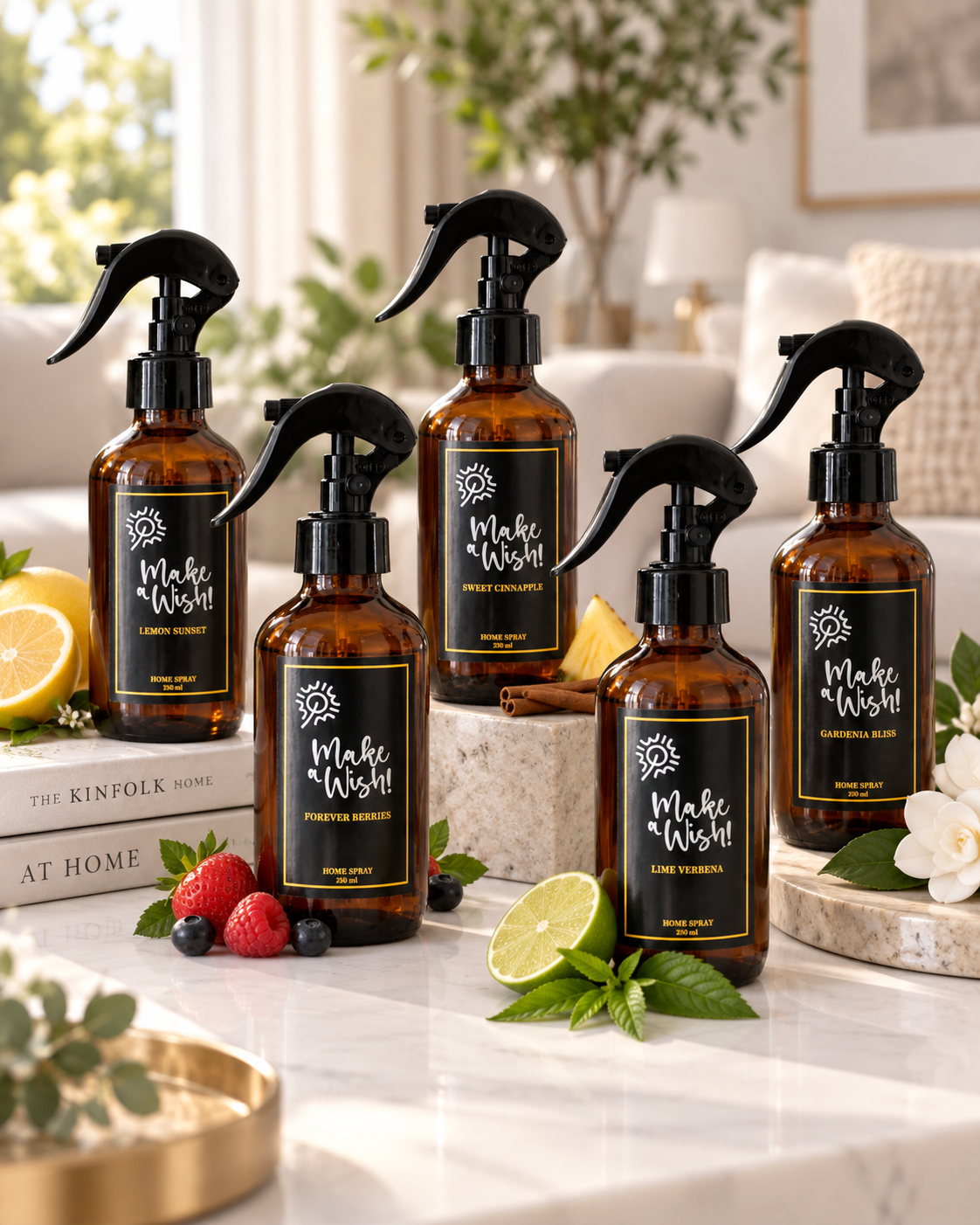 Home Spray Make a Wish aroma Coffee Calm de cerca