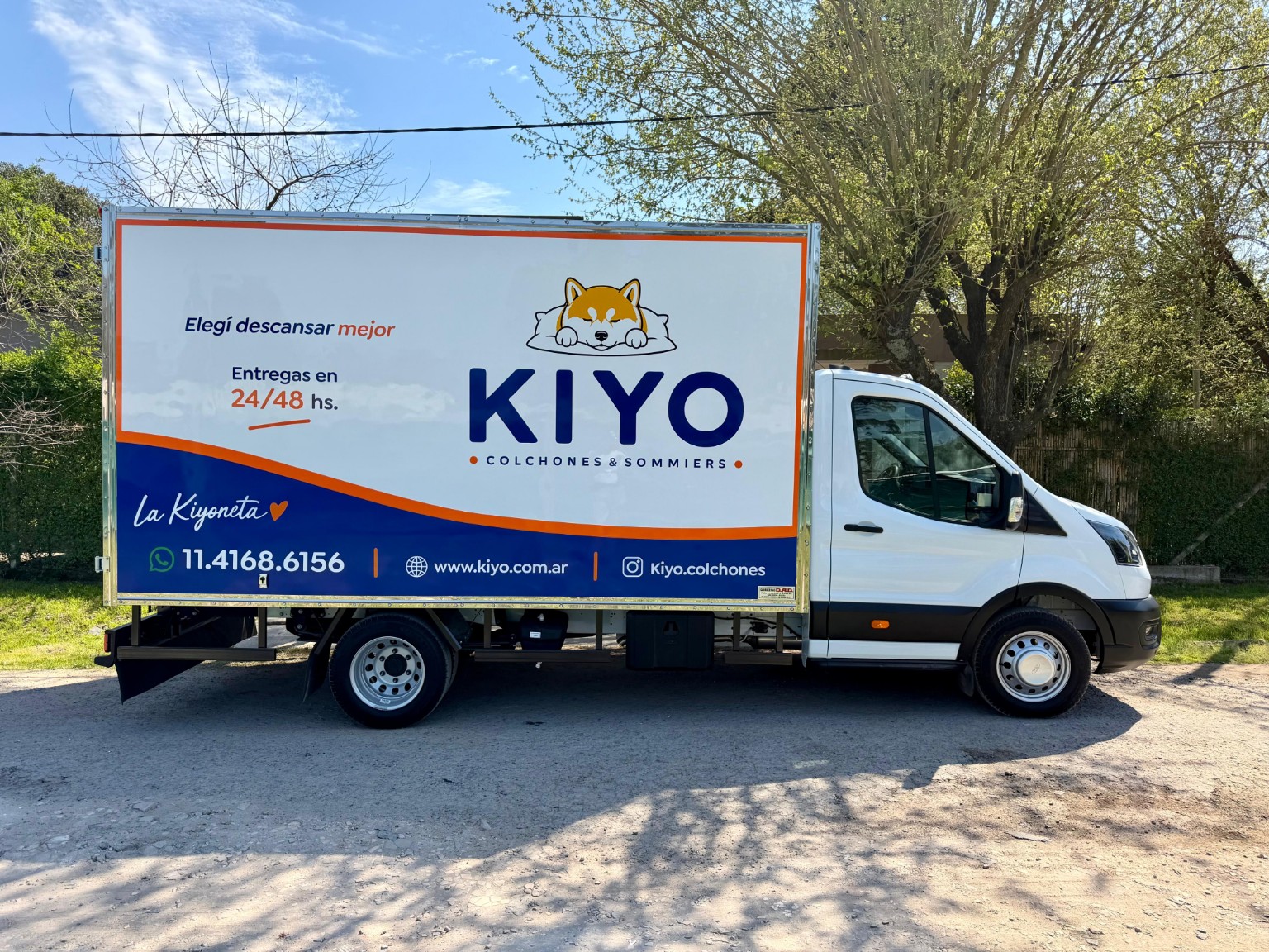 La Kiyoneta, vehículo de entregas de KIYO colchones y sommiers