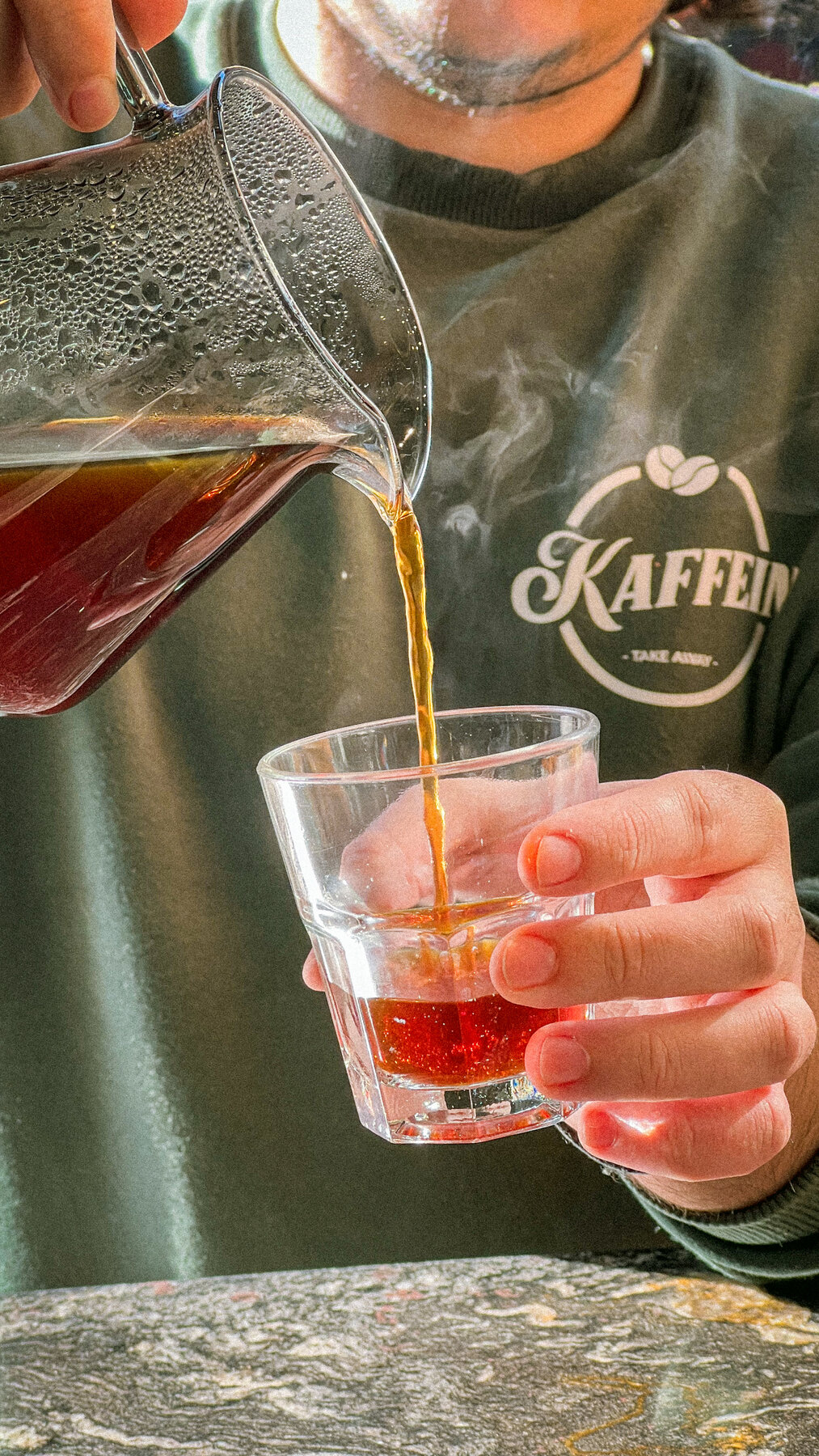 Preparación de café de especialidad en Kaffein