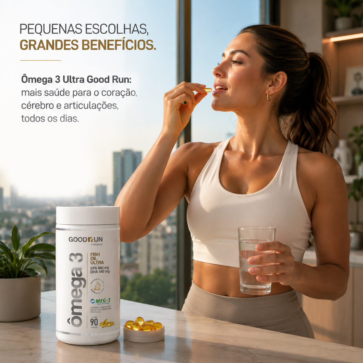 &Ocirc;mega 3 Ultra Good Run qualidade premium