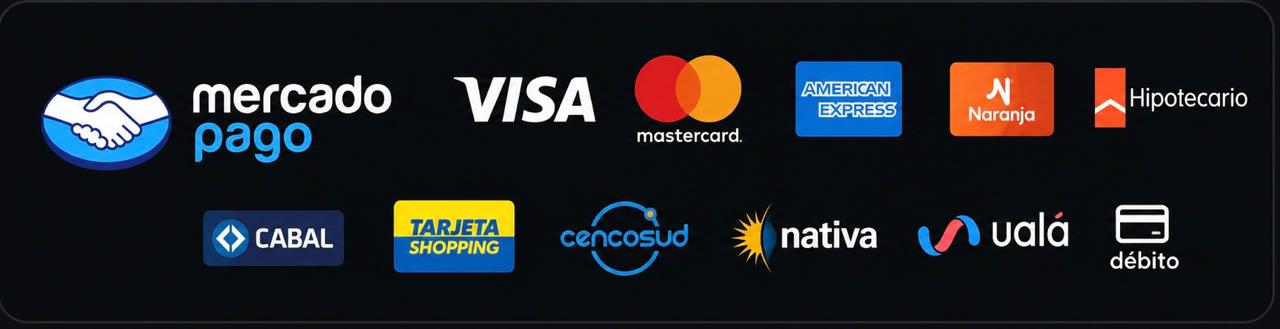 Medios de pago aceptados