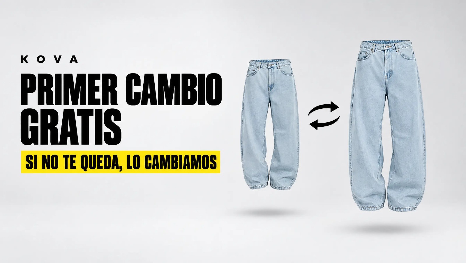 Primer cambio de talle gratis