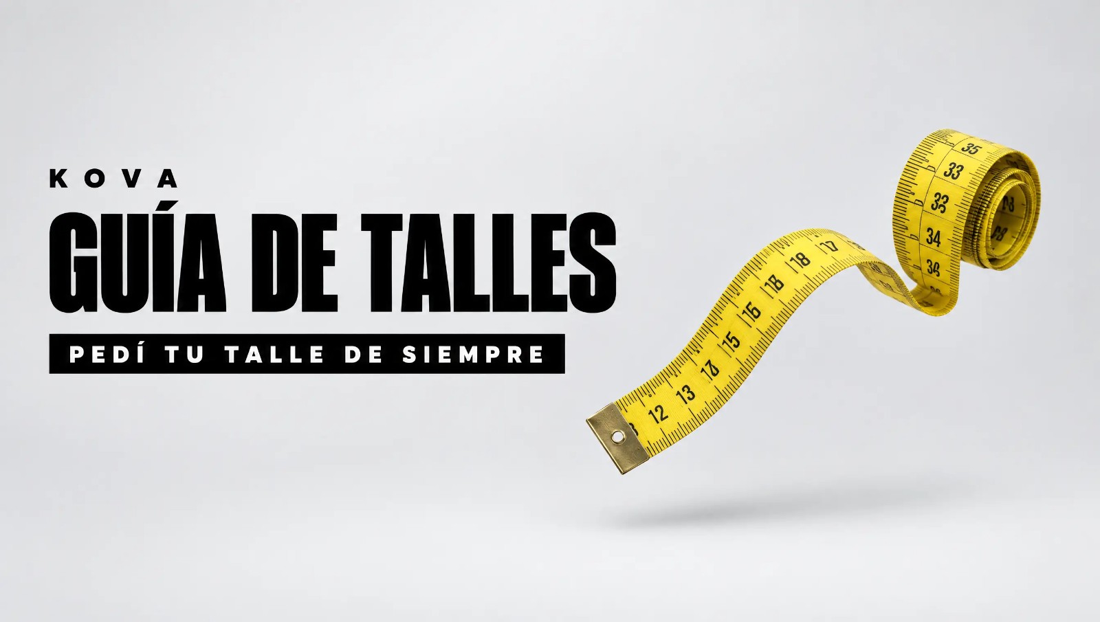 Guía de talles Kova
