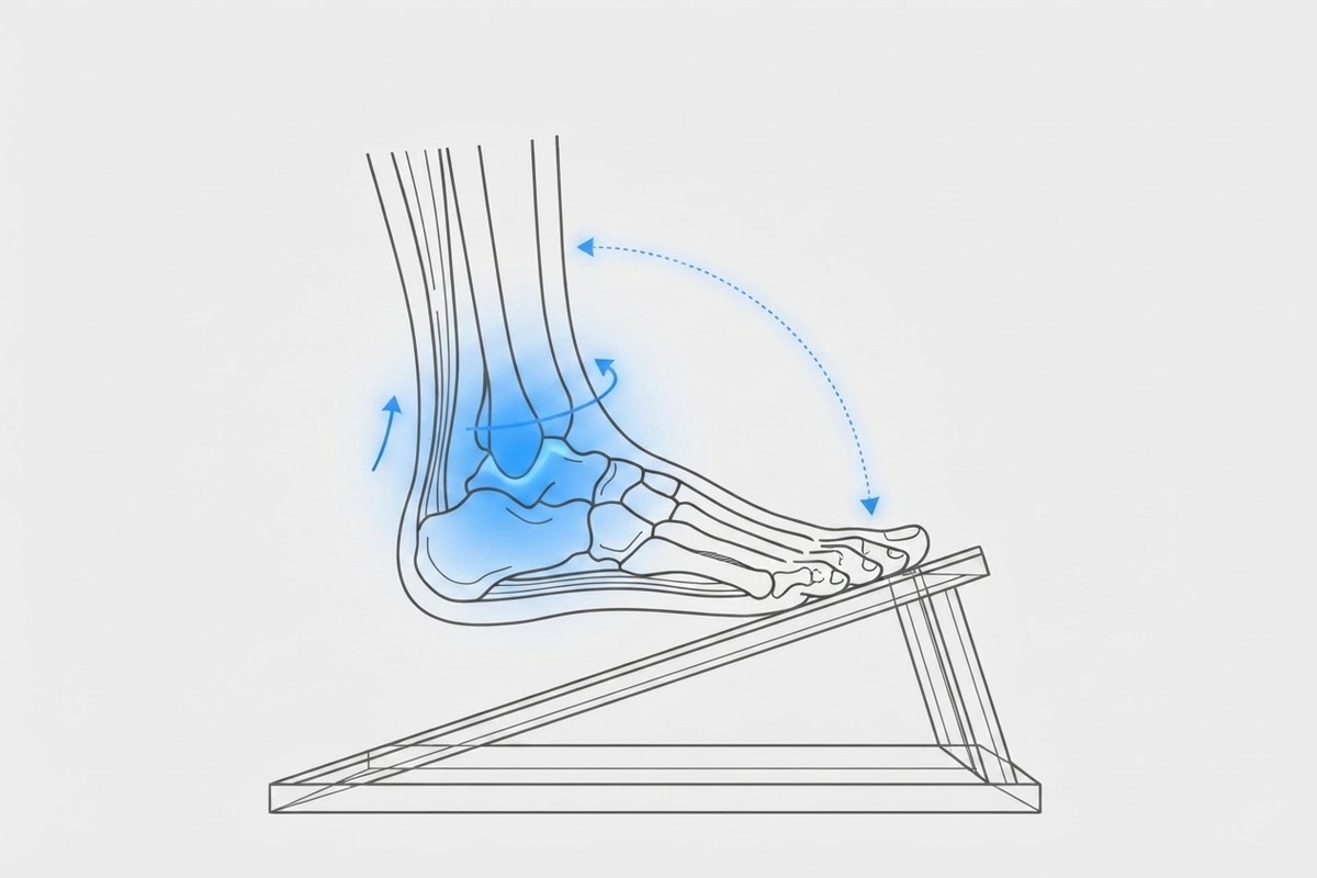 Ilustraci&oacute;n tobillo y equilibrio Movva