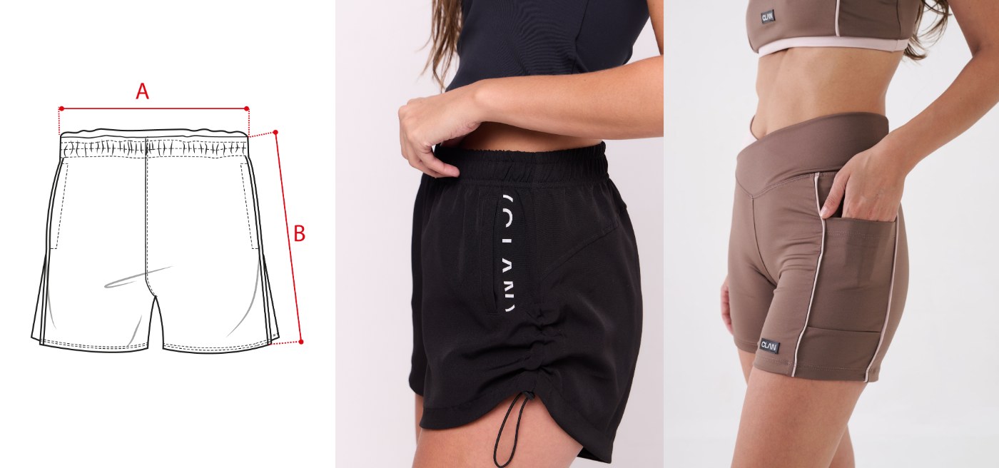Cómo medir una calza o short