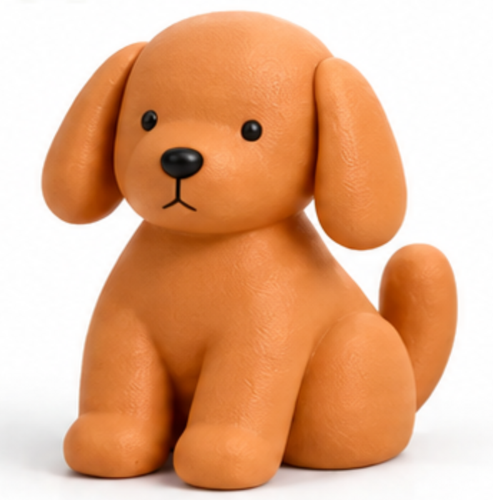 Figura de cachorro TOCA Laços da prancha oficial de animais.