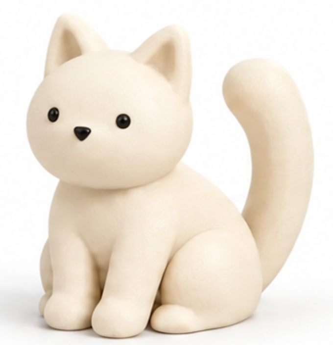 Figura de gato TOCA Laços da prancha oficial de animais.