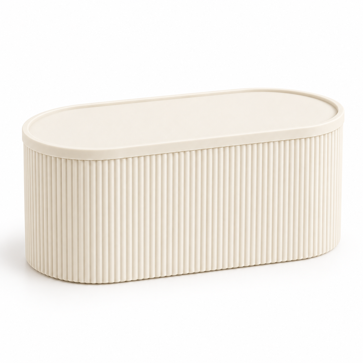 Caixa M - Branco Off White Velvet