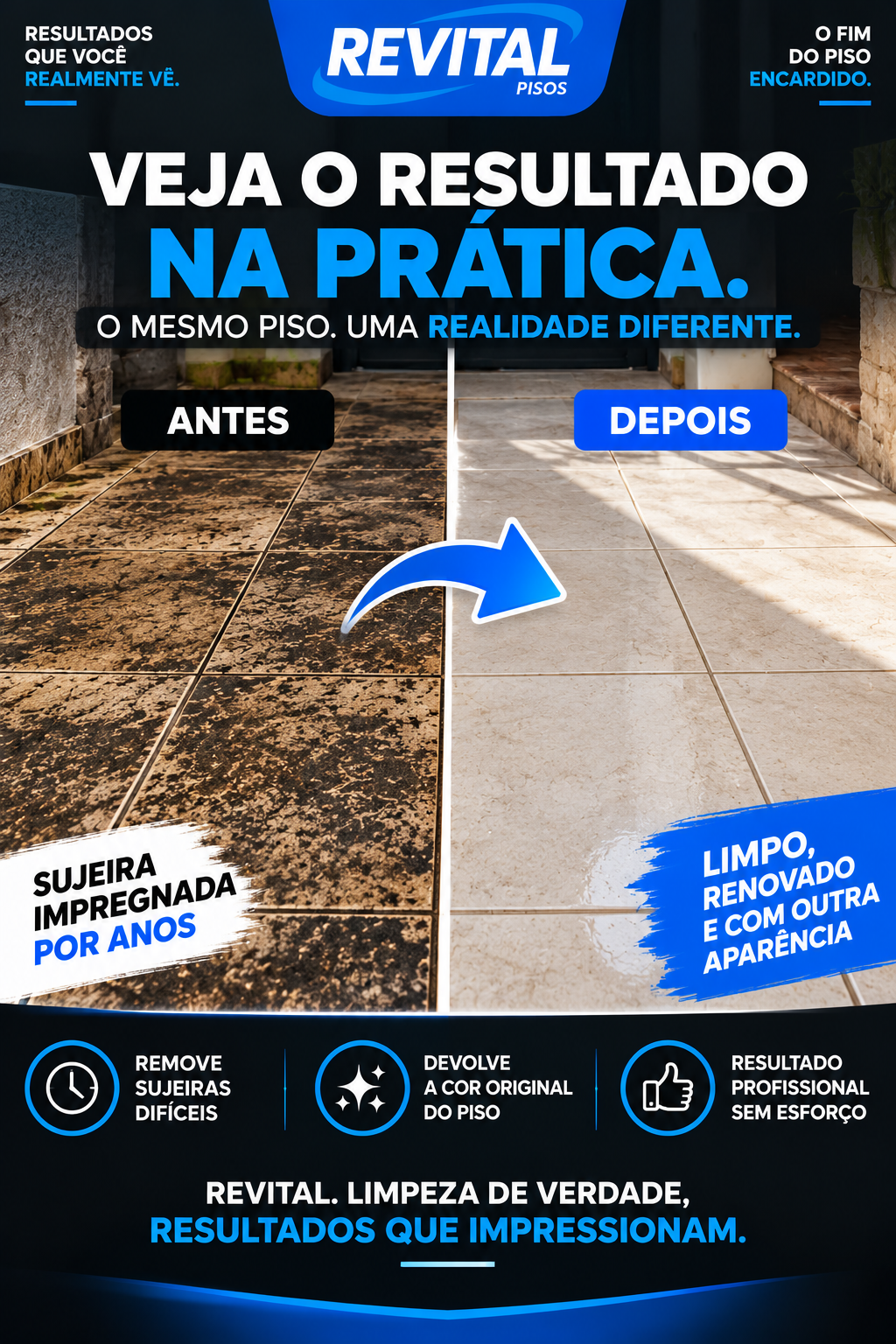 Resultado Limpa Pisos REVITAL