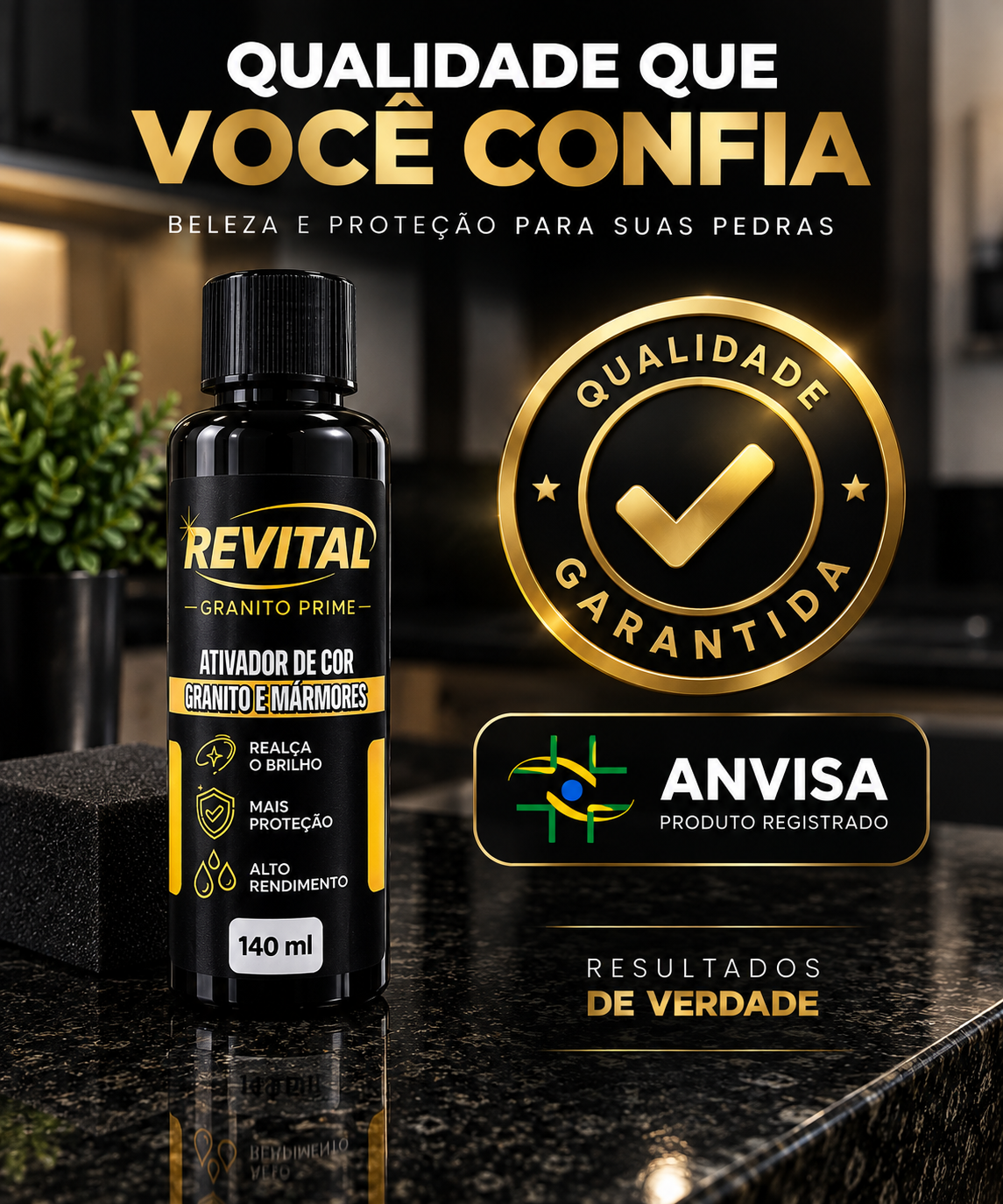 Granito Prime REVITAL - Qualidade e ANVISA