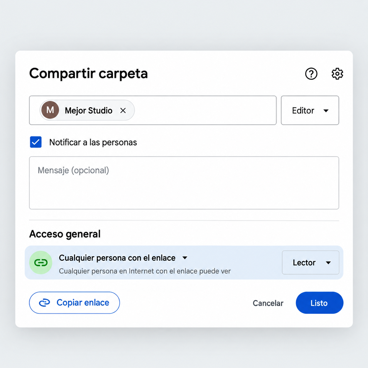 Envíanos tu carpeta