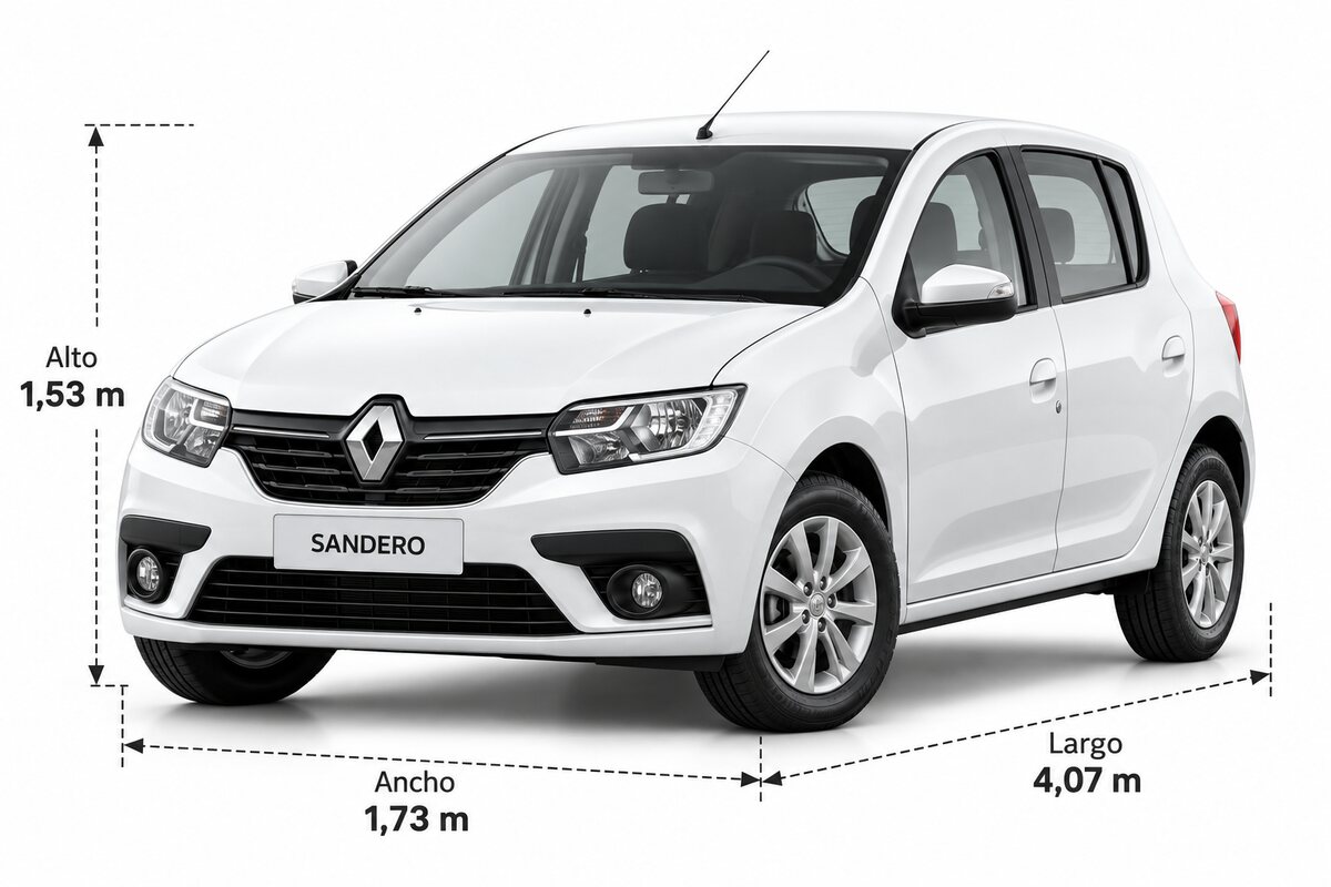 Dimensiones Renault Sandero 2020