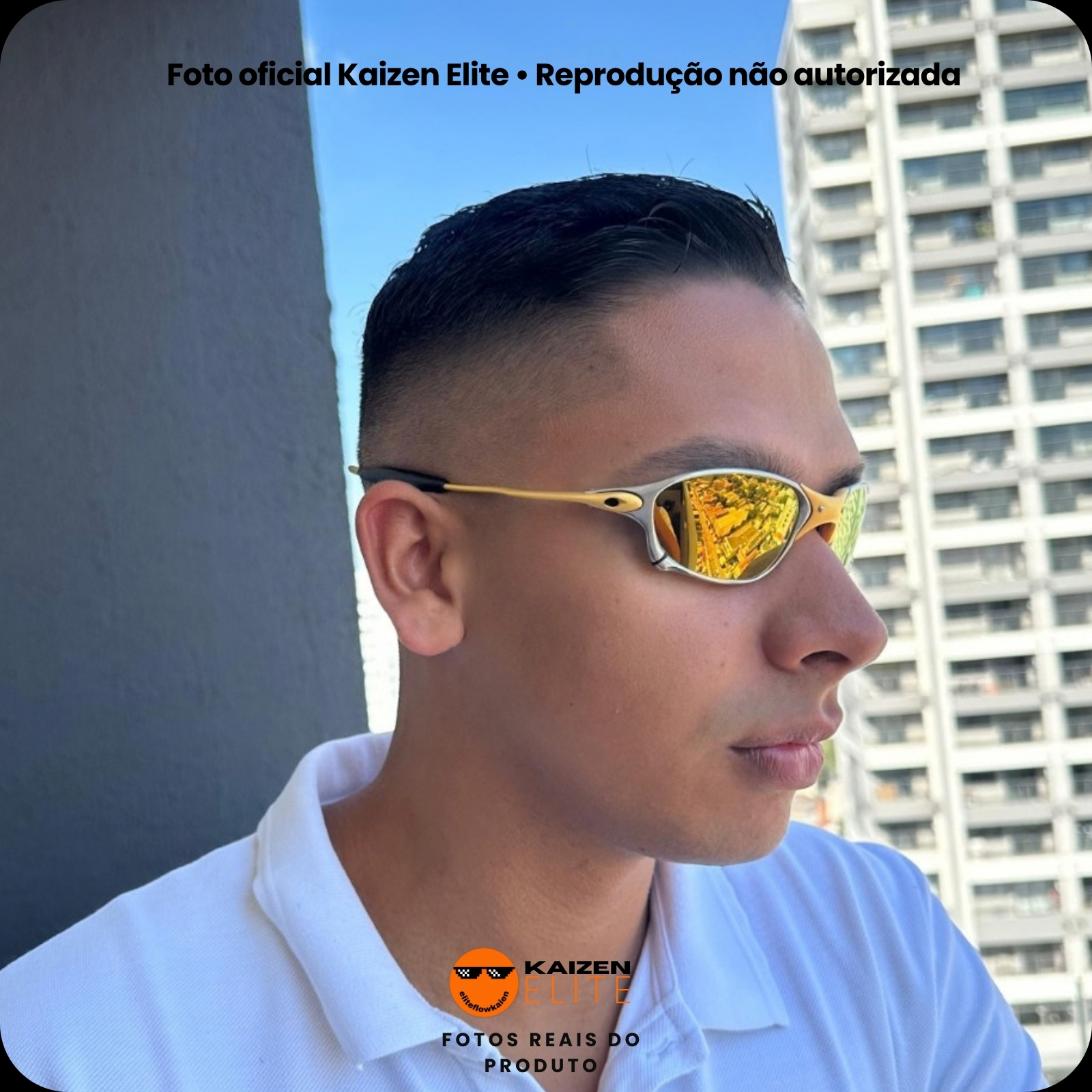 Double X 24K Gold vista em uso