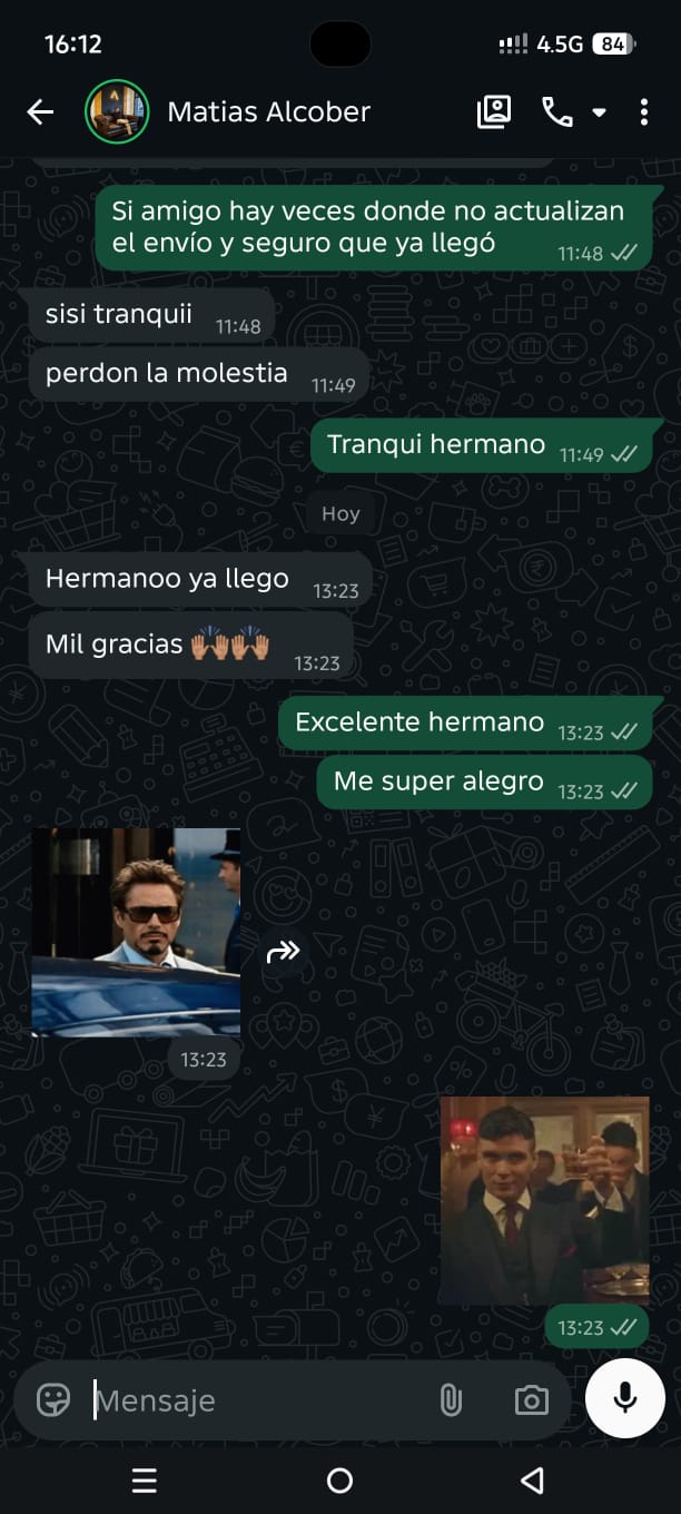 Conversaci&oacute;n de WhatsApp 1