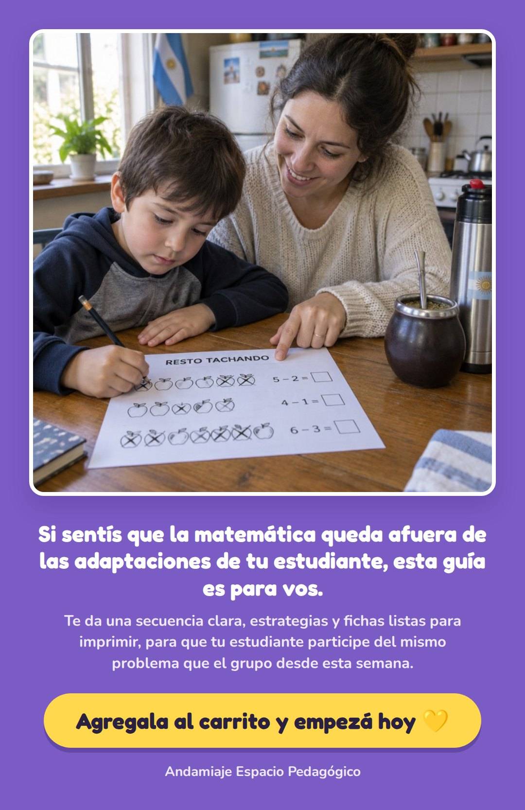 MATEMÁTICA INCLUSIVA: SUMAS Y RESTAS