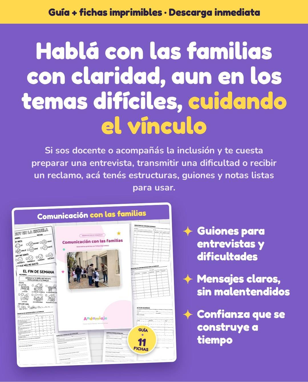 COMUNICACIÓN CON LAS FAMILIAS