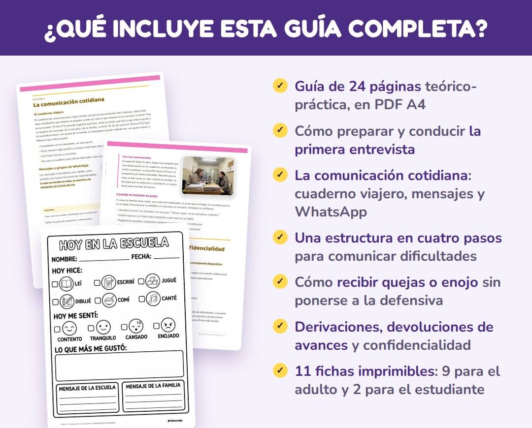 COMUNICACIÓN CON LAS FAMILIAS