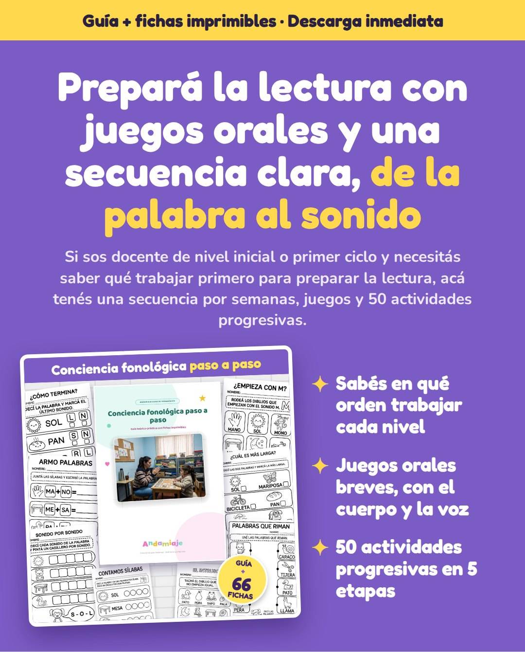 CONCIENCIA FONOLÓGICA PASO A PASO