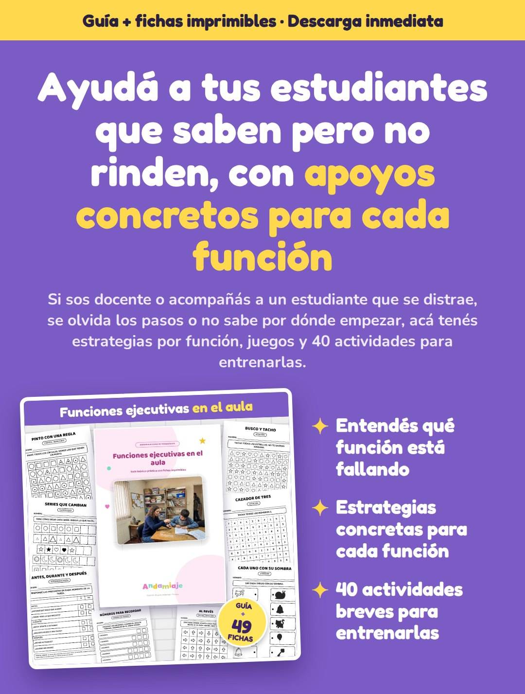 FUNCIONES EJECUTIVAS EN EL AULA