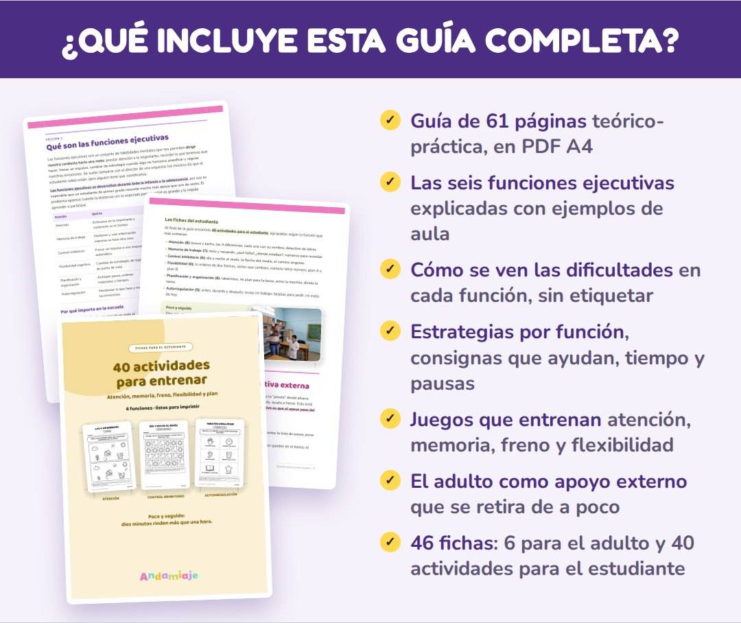 FUNCIONES EJECUTIVAS EN EL AULA