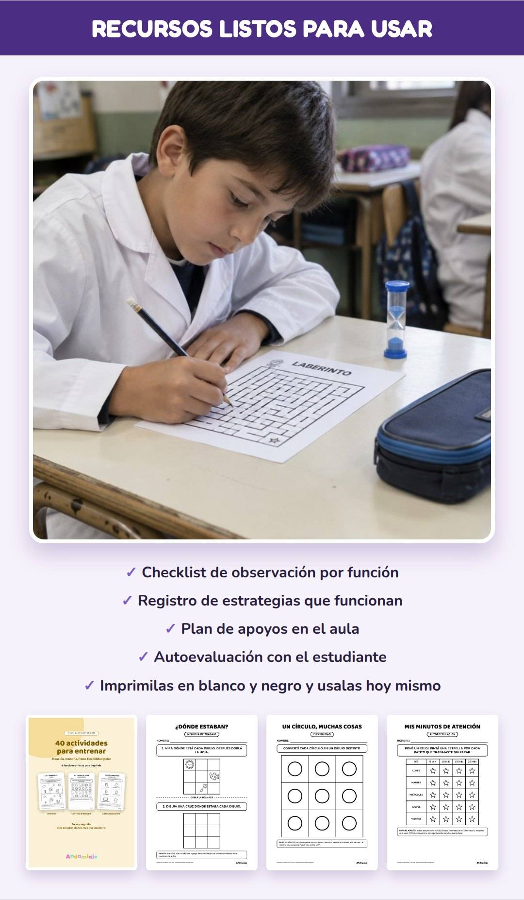 FUNCIONES EJECUTIVAS EN EL AULA