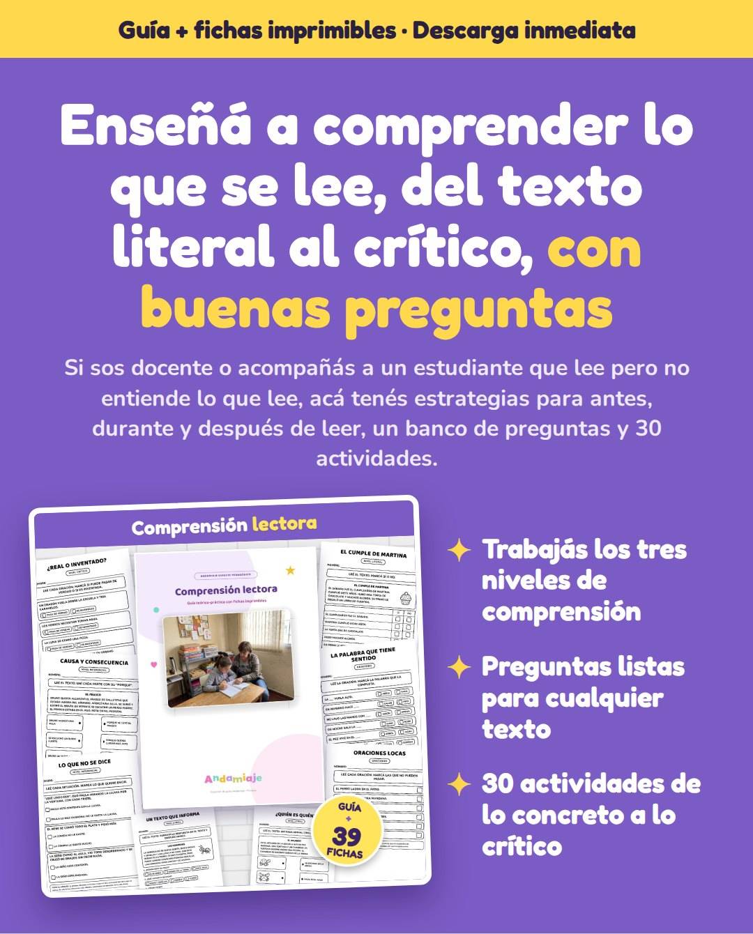 COMPRENSIÓN LECTORA
