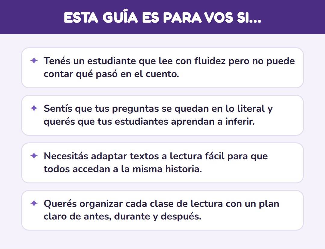 COMPRENSIÓN LECTORA
