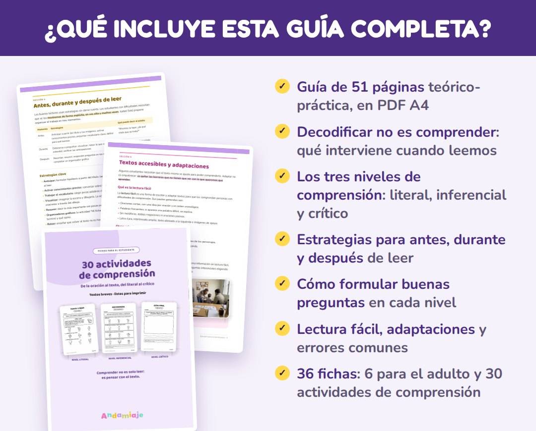 COMPRENSIÓN LECTORA