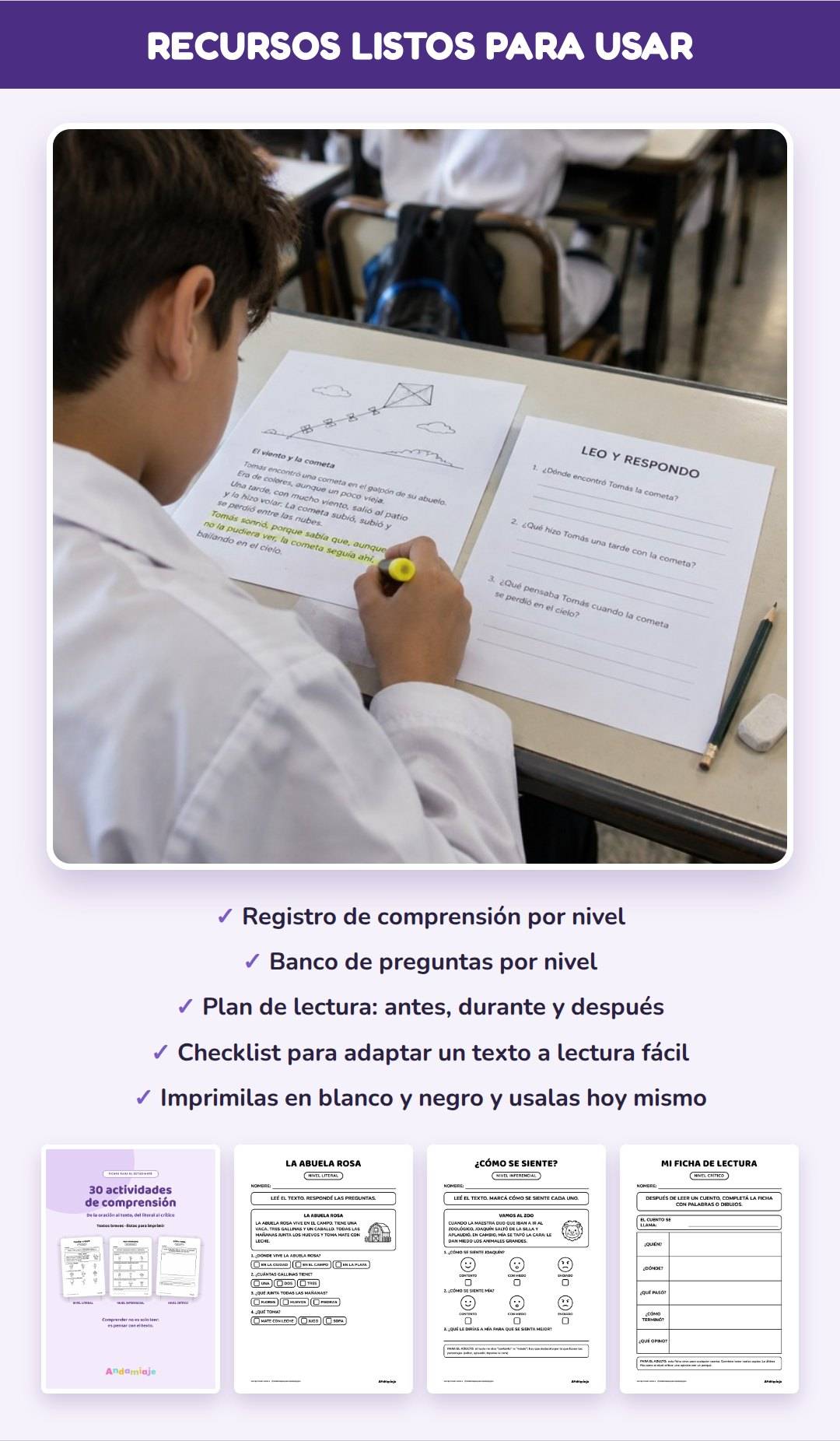 COMPRENSIÓN LECTORA