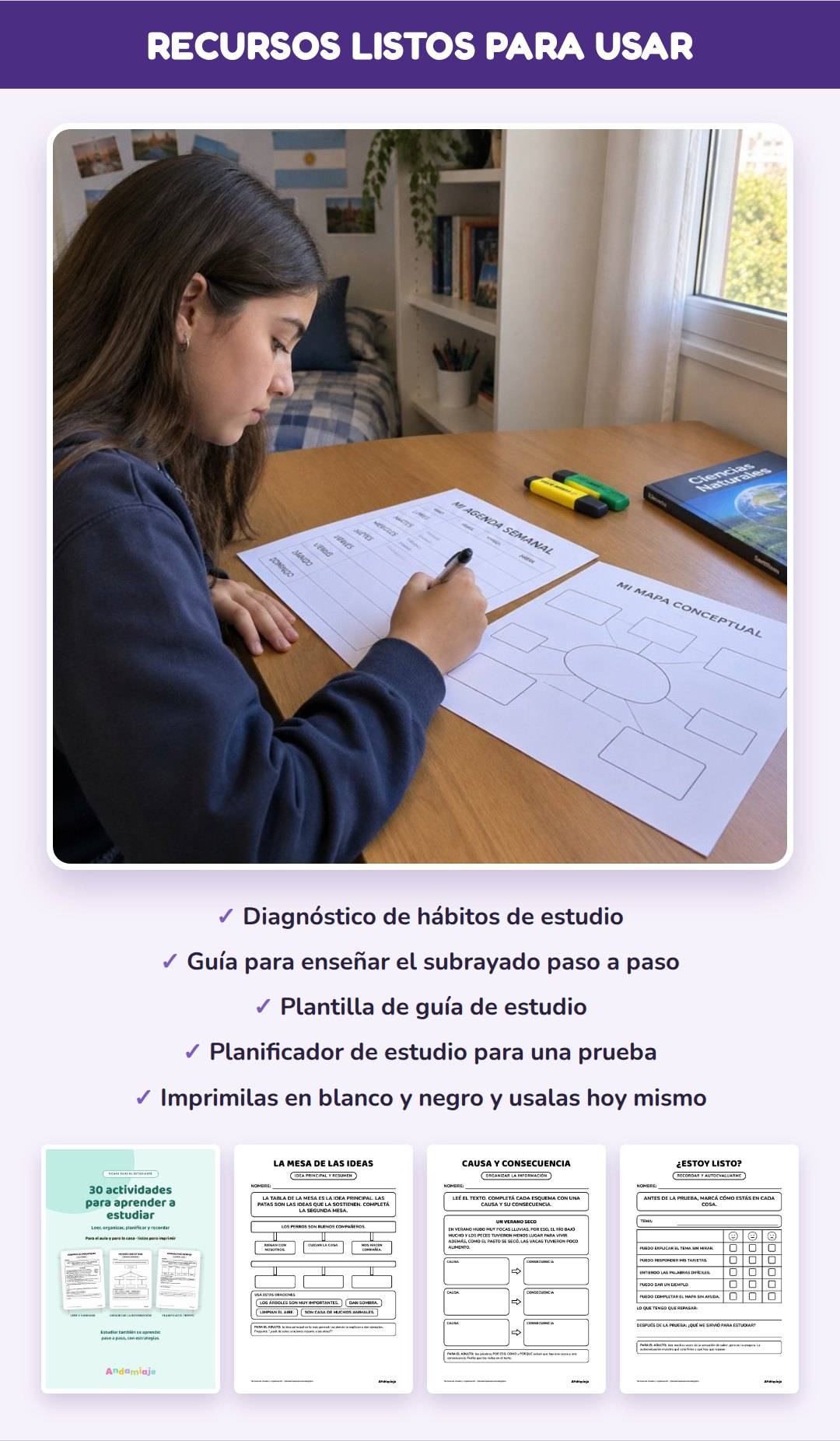 TÉCNICAS DE ESTUDIO Y ORGANIZACIÓN