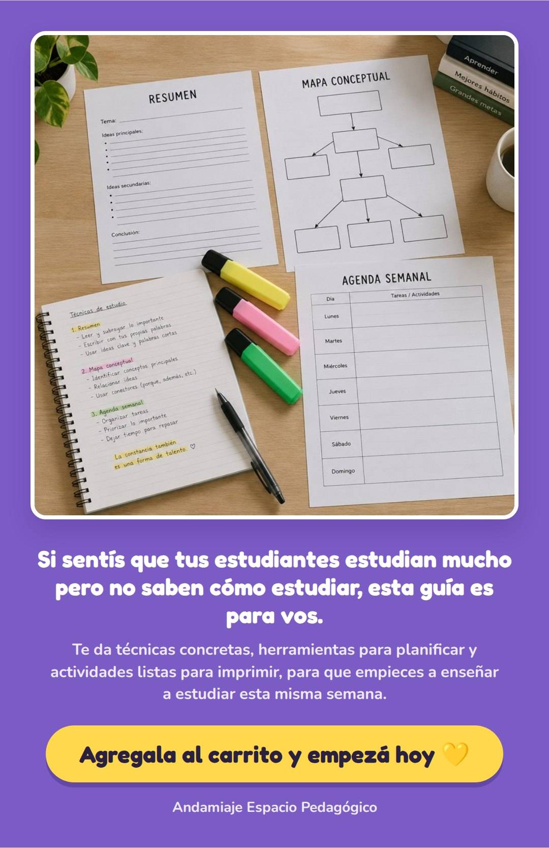 TÉCNICAS DE ESTUDIO Y ORGANIZACIÓN