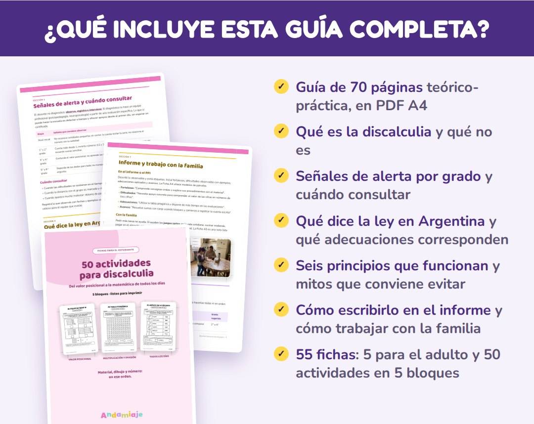 DISCALCULIA EN EL AULA