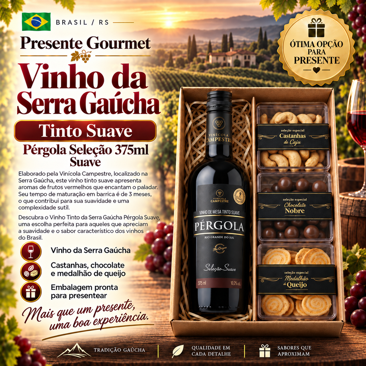 Vinho P&eacute;rgola